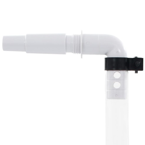 vidaXL Гръцки фонтан за басейн от 13 части бял