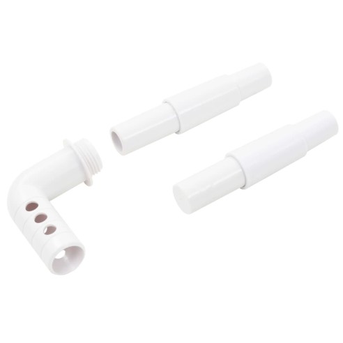 vidaXL Гръцки фонтан за басейн от 13 части бял