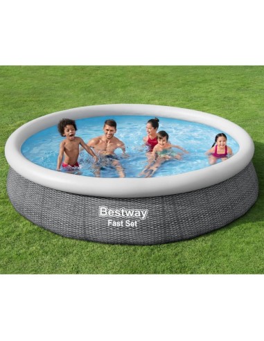 Bestway Комплект кръгъл плувен басейн 366x76 см