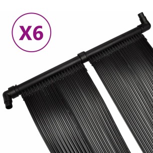 vidaXL Соларни панели за нагряване на басейн, 6 бр, 80x620 см 2
