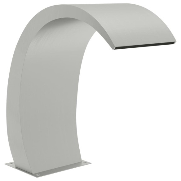 vidaXL Фонтан за басейн, 22x60x70 см, неръждаема стомана 304