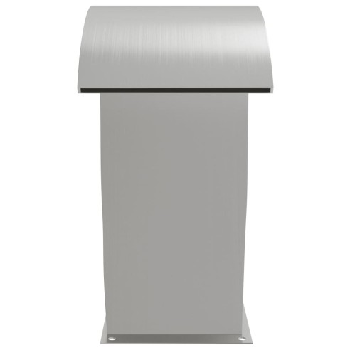 vidaXL Фонтан за басейн, 22x60x70 см, неръждаема стомана 304