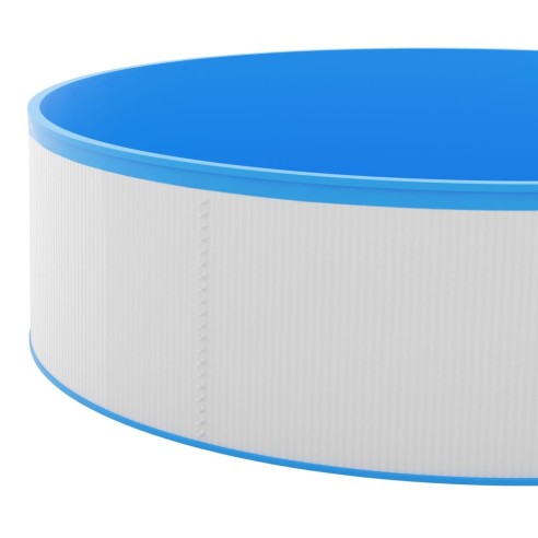 vidaXL Басейн с линер, 350x90 см, бял