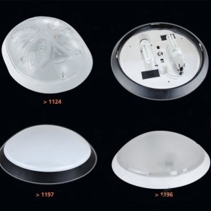 Плафон голяма детелина 2x40W 1124 - 1 2