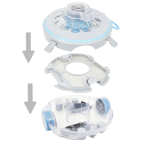 vidaXL Безжичен робот за почистване на басейни, 27 W