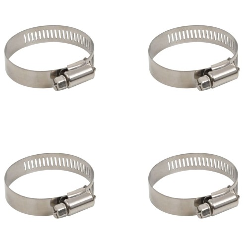 vidaXL Маркуч за басейн със скоби, син, 38 мм, 12 м