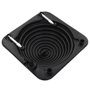 vidaXL Соларни нагреватели за басейни 5 бр 75x75x36 см HDPE алуминий 2