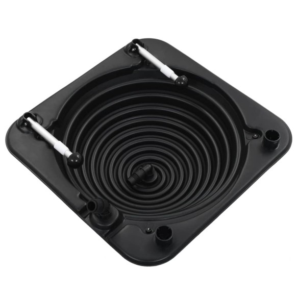 vidaXL Соларни нагреватели за басейни 5 бр 75x75x36 см HDPE алуминий