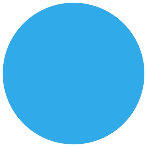 Кръгло покривало за басейн 488 см, син цвят