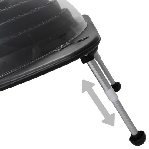 vidaXL Соларни нагреватели за басейни 2 бр 75x75x36 см HDPE алуминий