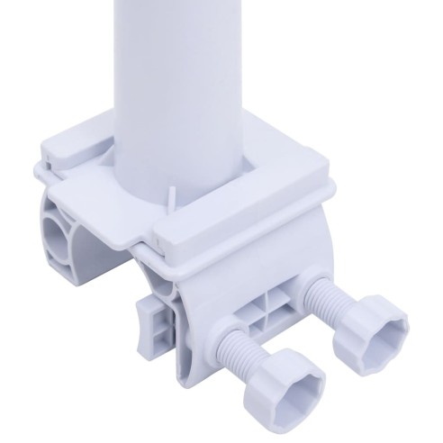 vidaXL Ролка за покривало на басейн с пластмасова основа