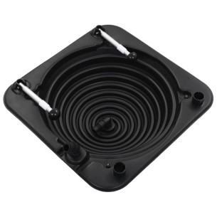 vidaXL Соларен нагревател за басейн, 75x75x36 см, HDPE, алуминий 2