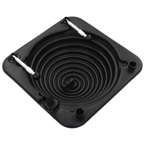 vidaXL Соларен нагревател за басейн, 75x75x36 см, HDPE, алуминий