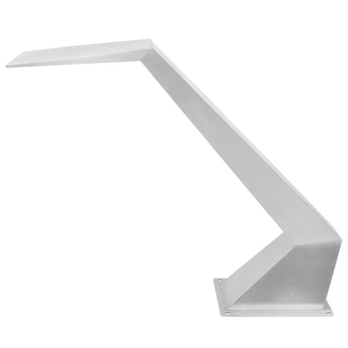 vidaXL Фонтан за басейн, неръждаема стомана, 64x30x52 см, сребрист