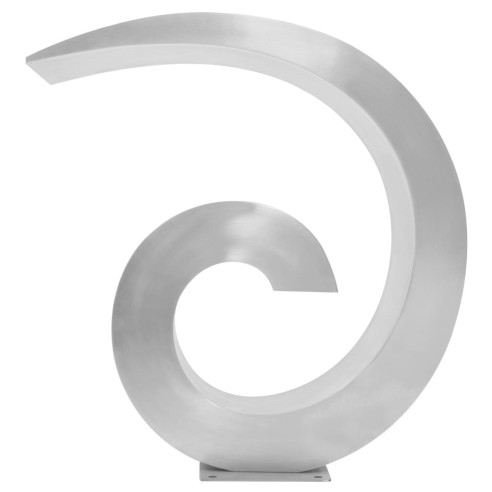 vidaXL Фонтан за басейни, неръждаема стомана, 50x30x53 см, сребро