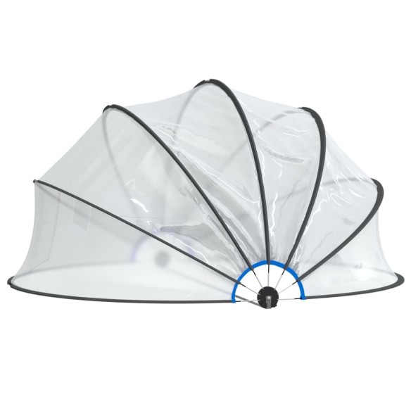 vidaXL Купол за басейн 500x250 см