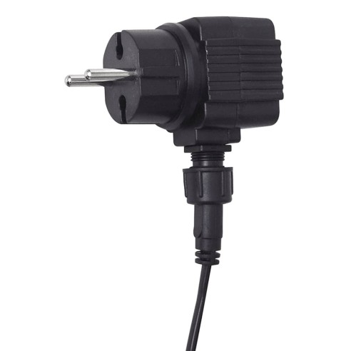 vidaXL Правоъгълен фонтан за басейн, LED, неръждаема стомана, 30 см