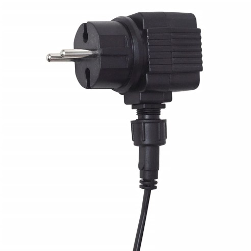 vidaXL Правоъгълен фонтан за басейн, LED, неръждаема стомана, 45 см