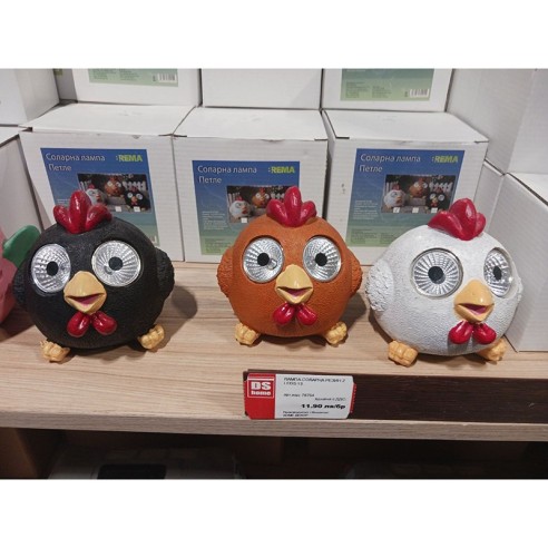 Соларна лампа петле 2 LED 13.5x12x12.5 см BREMA ➤ топ цена ➤ dshome.bg