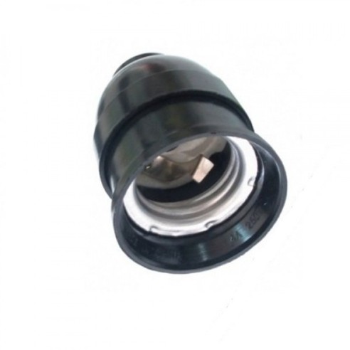 Фасунга висяща черна E27 - 2