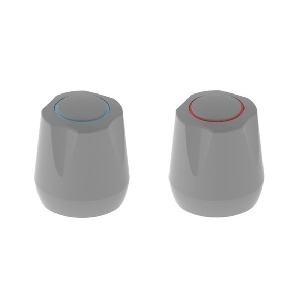 Ръкохватка за смесител тип Искър сива 2 бр. NIKIPLAST-M ➤ топ цена ➤ dshome.bg