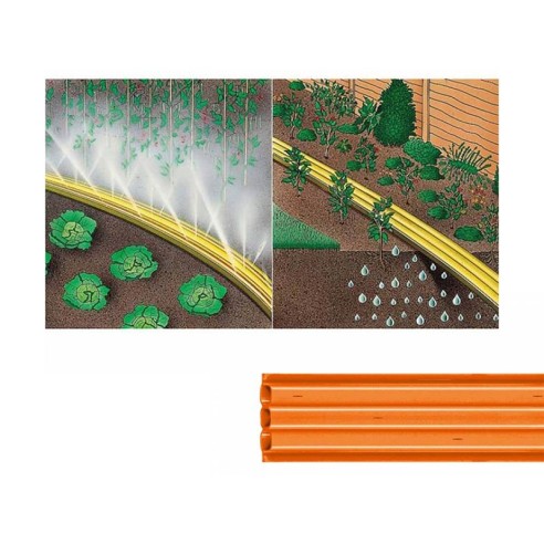 Разпръскващ маркуч Spritz Hose 1/2″ 7.5 м оранжев BRADAS ➤ топ цена ➤ dshome.bg