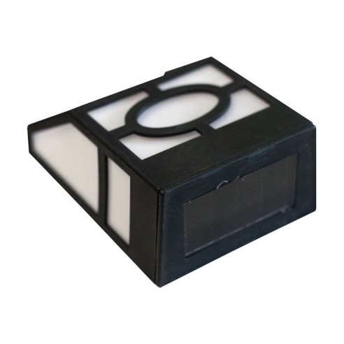 Соларна лампа за ограда 9x5x11,5 см 2 LED 4 бр. BREMA ➤ топ цена ➤ dshome.bg