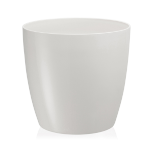 Саксия с дренаж 21.8x19.5x15 см 7.4 л бяла SERINOVA ➤ топ цена ➤ dshome.bg