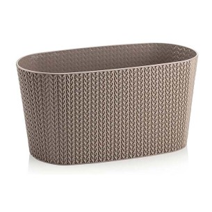 Саксия за балкон 29x15.4x14.8 см мока SERINOVA ➤ топ цена ➤ dshome.bg