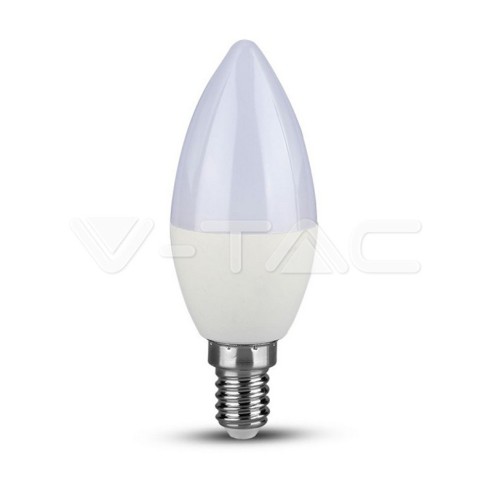 LED Крушка Свещ 5.5W E14 4000K - V-TAC - 1