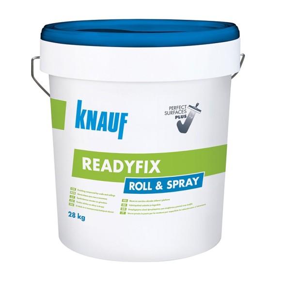 Финишна смес за стени и тавани 28 кг Readyfix Roll & Spray KNAUF ➤ топ цена ➤ dshome.bg