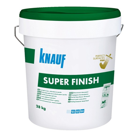 Универсален готов фугопълнител и шпакловка 20 кг Super Finish KNAUF ➤ топ цена ➤ dshome.bg