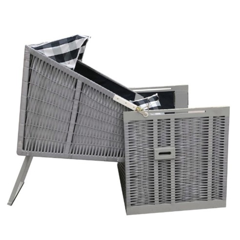 Двоен плажен шезлонг 118x78x159 см Strandkorb HOME DECOR ➤ топ цена ➤ dshome.bg