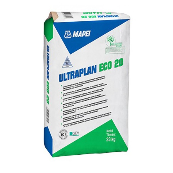 Саморазливна замазка Ultraplan Eco20 23 кг MAPEI ➤ топ цена ➤ dshome.bg