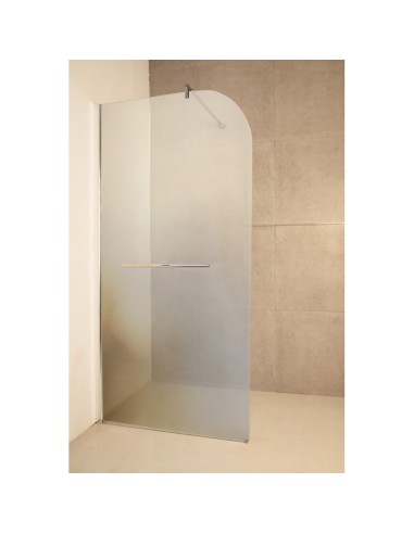 Стационарен стъклен параван за баня 90х190см INTER CERAMIC - 1