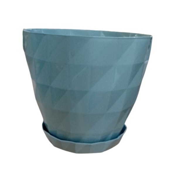 Саксия Crystal 3.25 л синя KRT4 SERINOVA ➤ топ цена ➤ dshome.bg