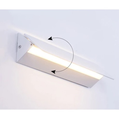 Правоъгълен аплик 1 стенен 10 W бял DREAM LIGHTS ➤ топ цена ➤ dshome.bg