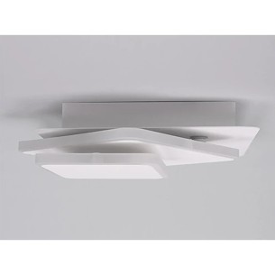 Стенен аплик Троен квадрат бял мат DREAM LIGHTS ➤ топ цена ➤ dshome.bg 2