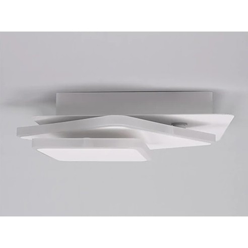 Стенен аплик Троен квадрат бял мат DREAM LIGHTS ➤ топ цена ➤ dshome.bg