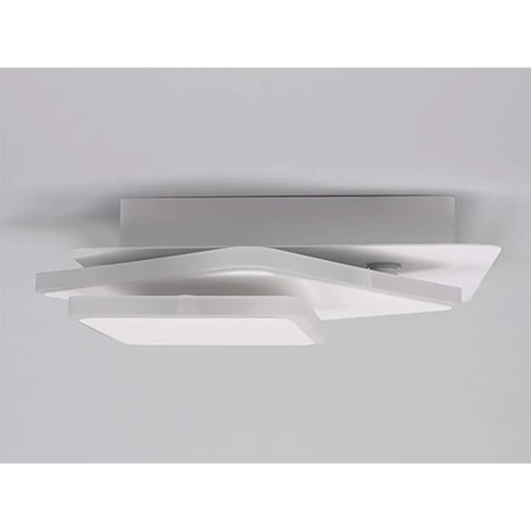 Стенен аплик Троен квадрат бял мат DREAM LIGHTS ➤ топ цена ➤ dshome.bg