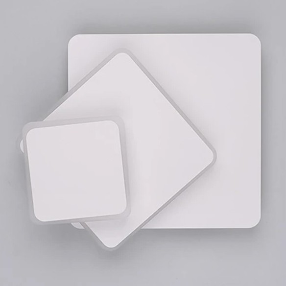 Стенен аплик Троен квадрат бял мат DREAM LIGHTS ➤ топ цена ➤ dshome.bg