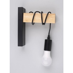 Стенен аплик Светлината на дървото черен мат DREAM LIGHTS ➤ топ цена ➤ dshome.bg