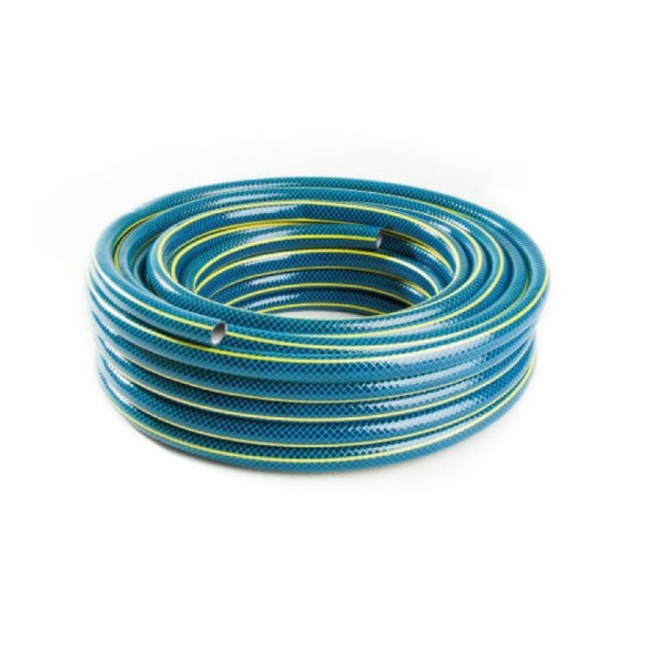 Градински четирислоен маркуч Ф3/4" 25 м Bluebos Plus POLIX ➤ топ цена ➤ dshome.bg