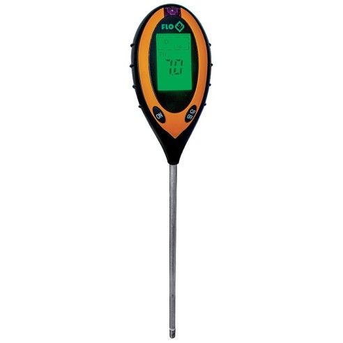 Градински електронен измервател 4 в 1 20 см FLO VAl Import ➤ топ цена ➤ dshome.bg