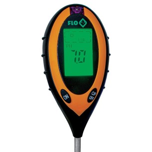 Градински електронен измервател 4 в 1 20 см FLO VAl Import ➤ топ цена ➤ dshome.bg