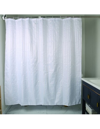 Душ завеса за баня 180x200 см бяла INTER CERAMIC