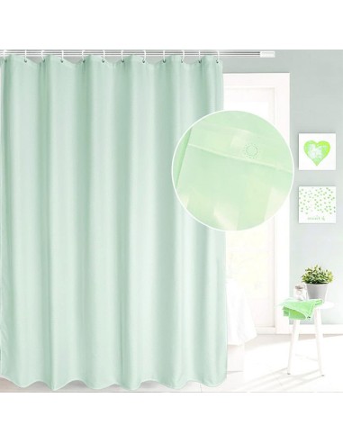 Душ завеса за баня 180x180 см зелена