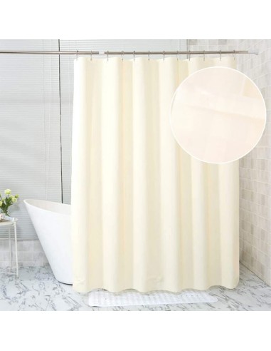 Завеса за баня 180x180 см бежова