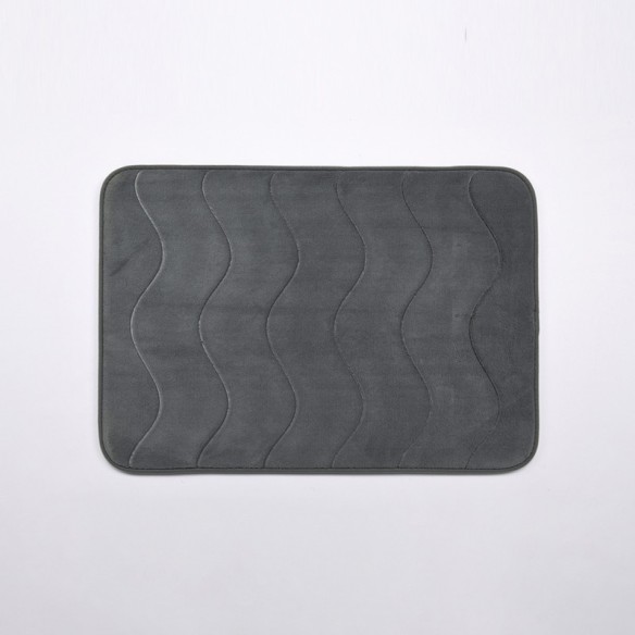 Постелка за баня с Memory пяна 50x70 см сива INTER CERAMIC ➤ топ цена ➤ dshome.bg