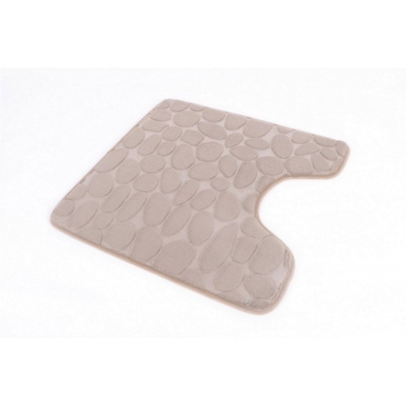 Постелка за баня 50x50 см - с мемори пяна бежова INTER CERAMIC ➤ топ цена ➤ dshome.bg
